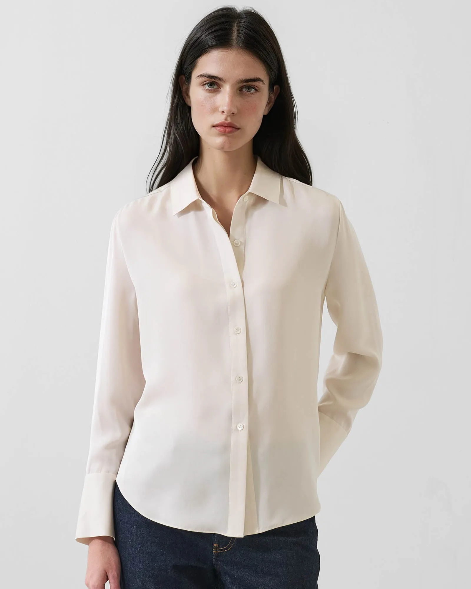 Silk Relaxed Shirt sold by TNT Fashion product image thumbnail 2