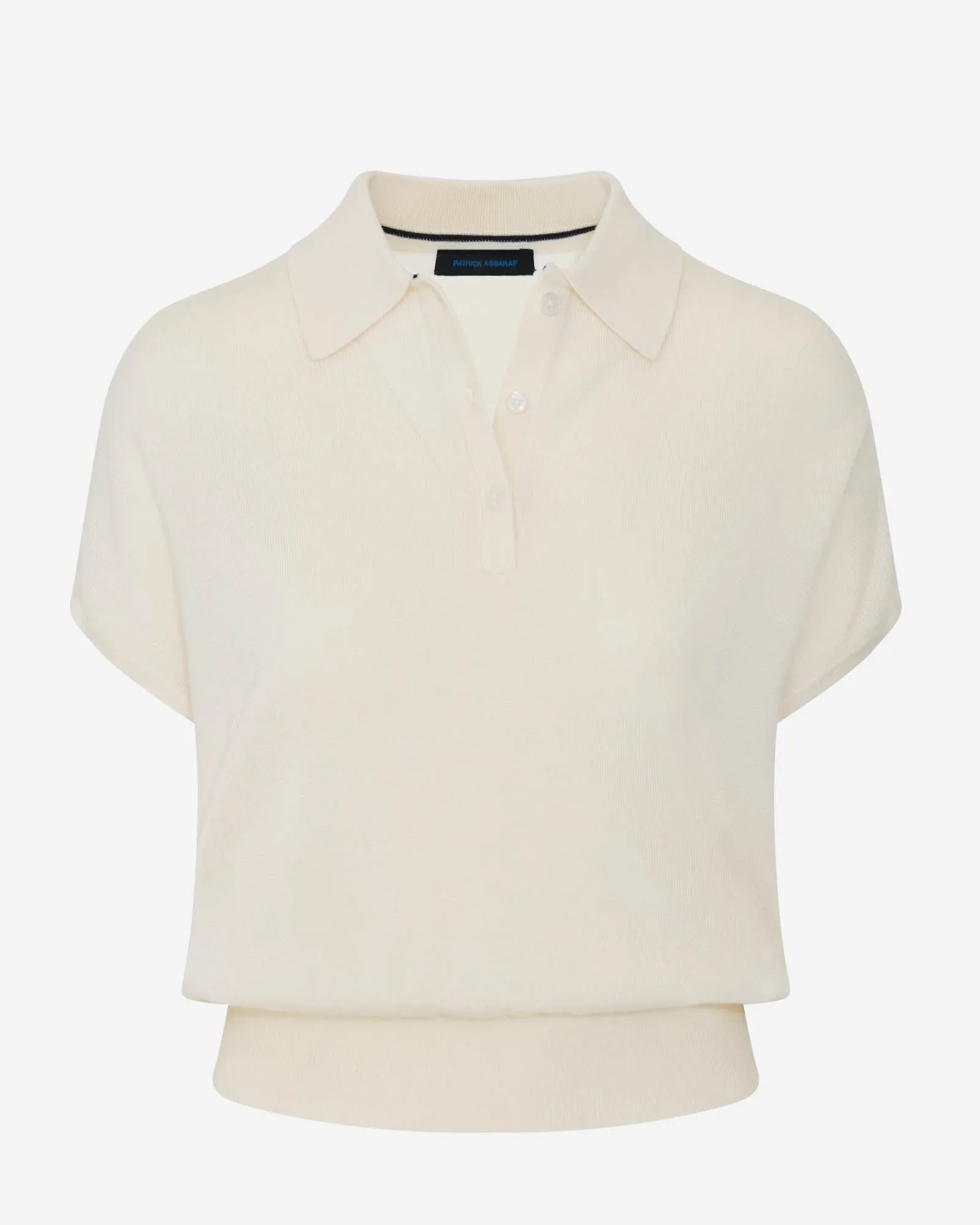 Lyocell Cashmere Blend Short Sleeve Polo sold by TNT Fashion product image thumbnail 4