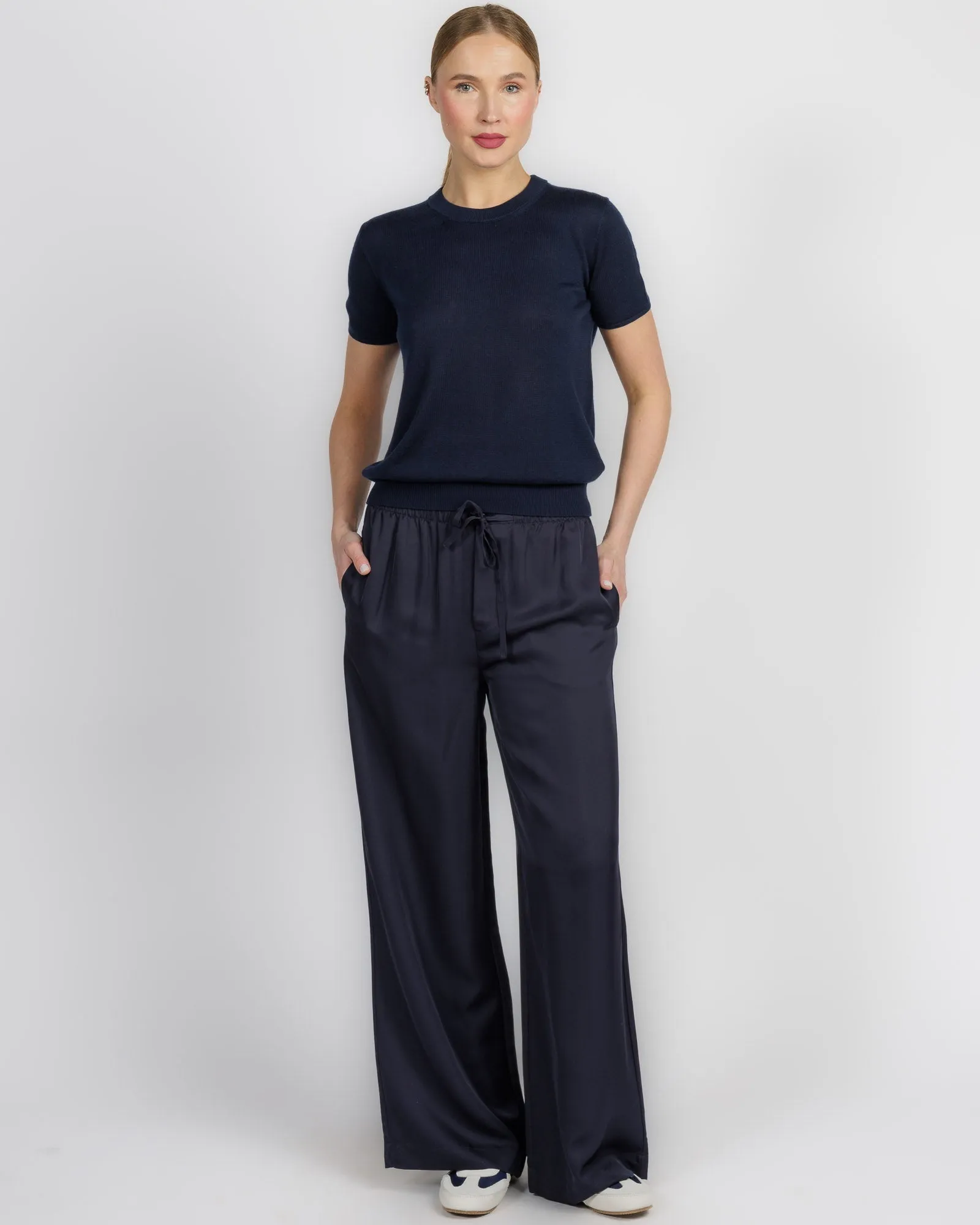 Short Sleeve Knit Crew Neck sold by TNT Fashion product image thumbnail 2