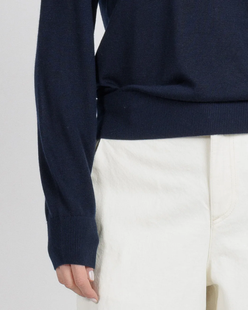 Long Sleeve Saddle Shoulder Crew sold by TNT Fashion product image thumbnail 5