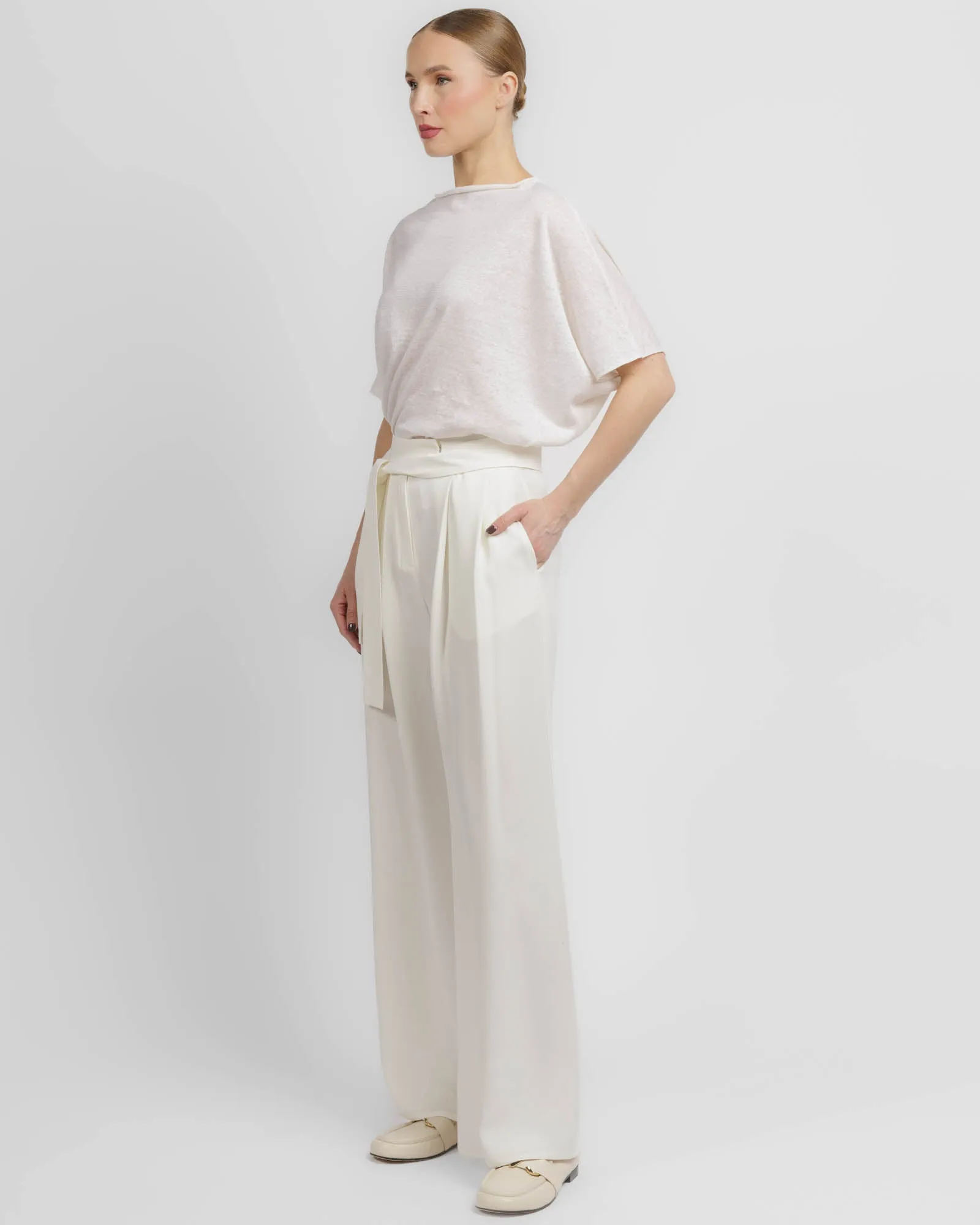 Wide Leg Belt Pants sold by TNT Fashion product image thumbnail 4