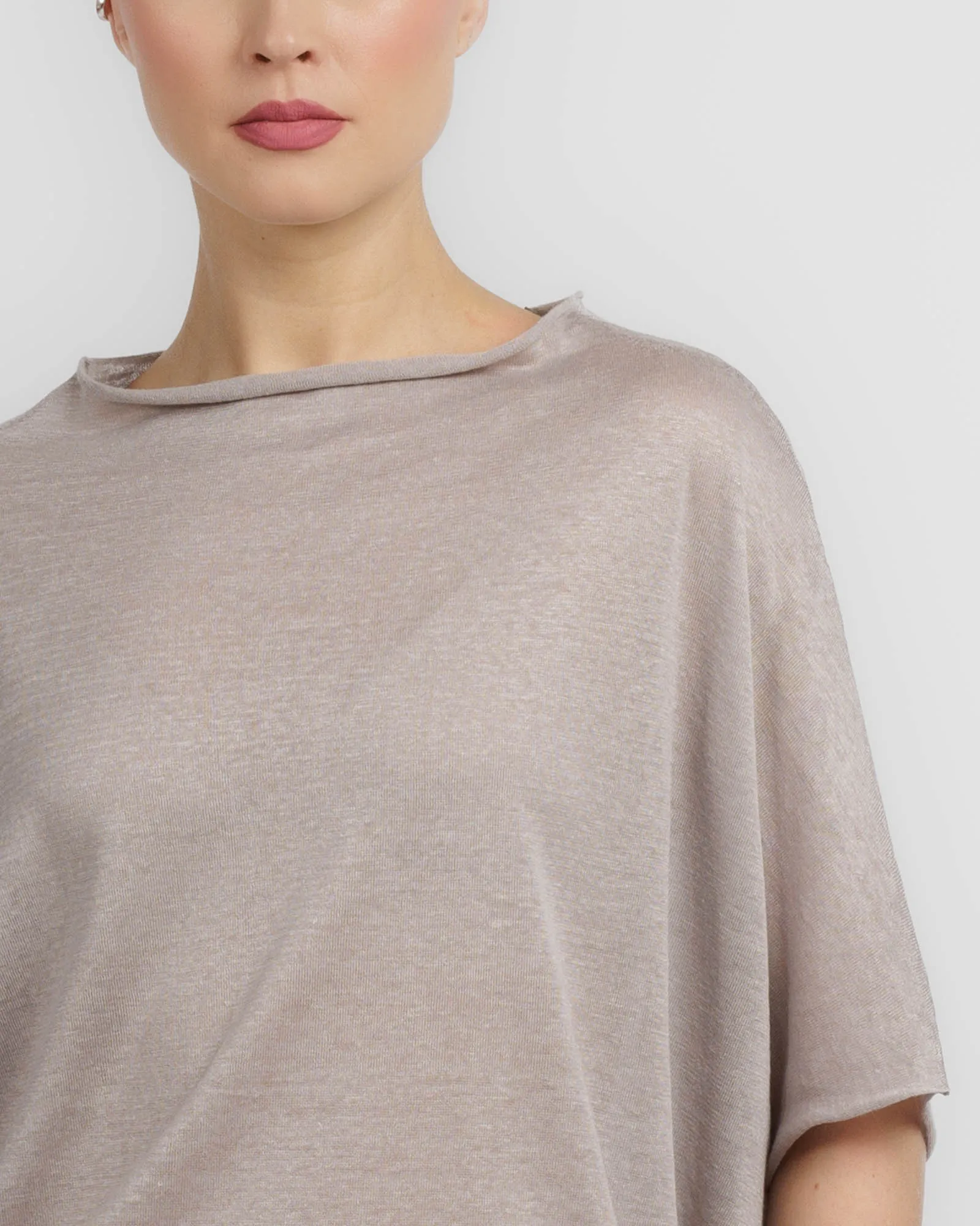 Asymmetric Knit T-Shirt sold by TNT Fashion product image thumbnail 5
