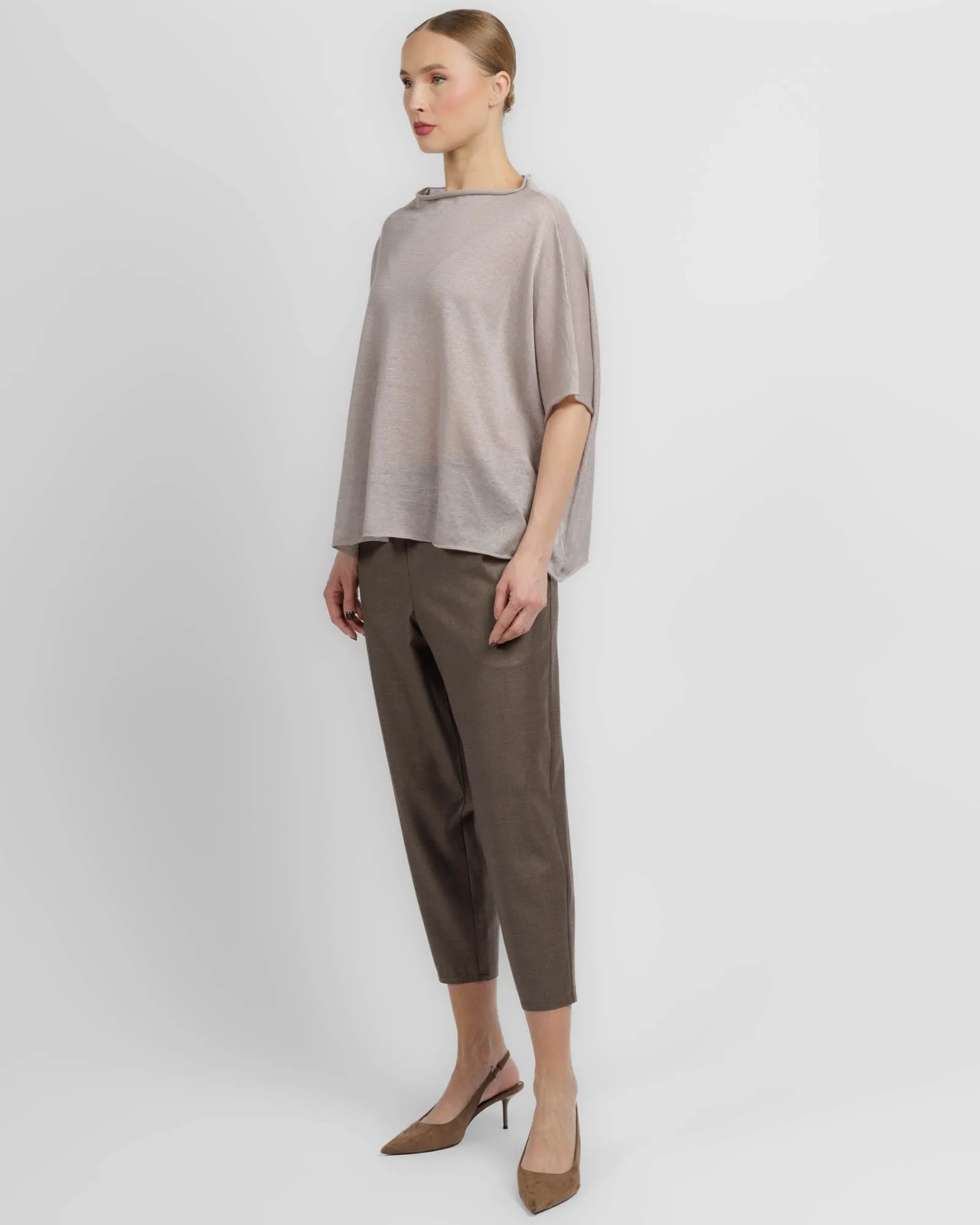 Asymmetric Knit T-Shirt sold by TNT Fashion product image thumbnail 4