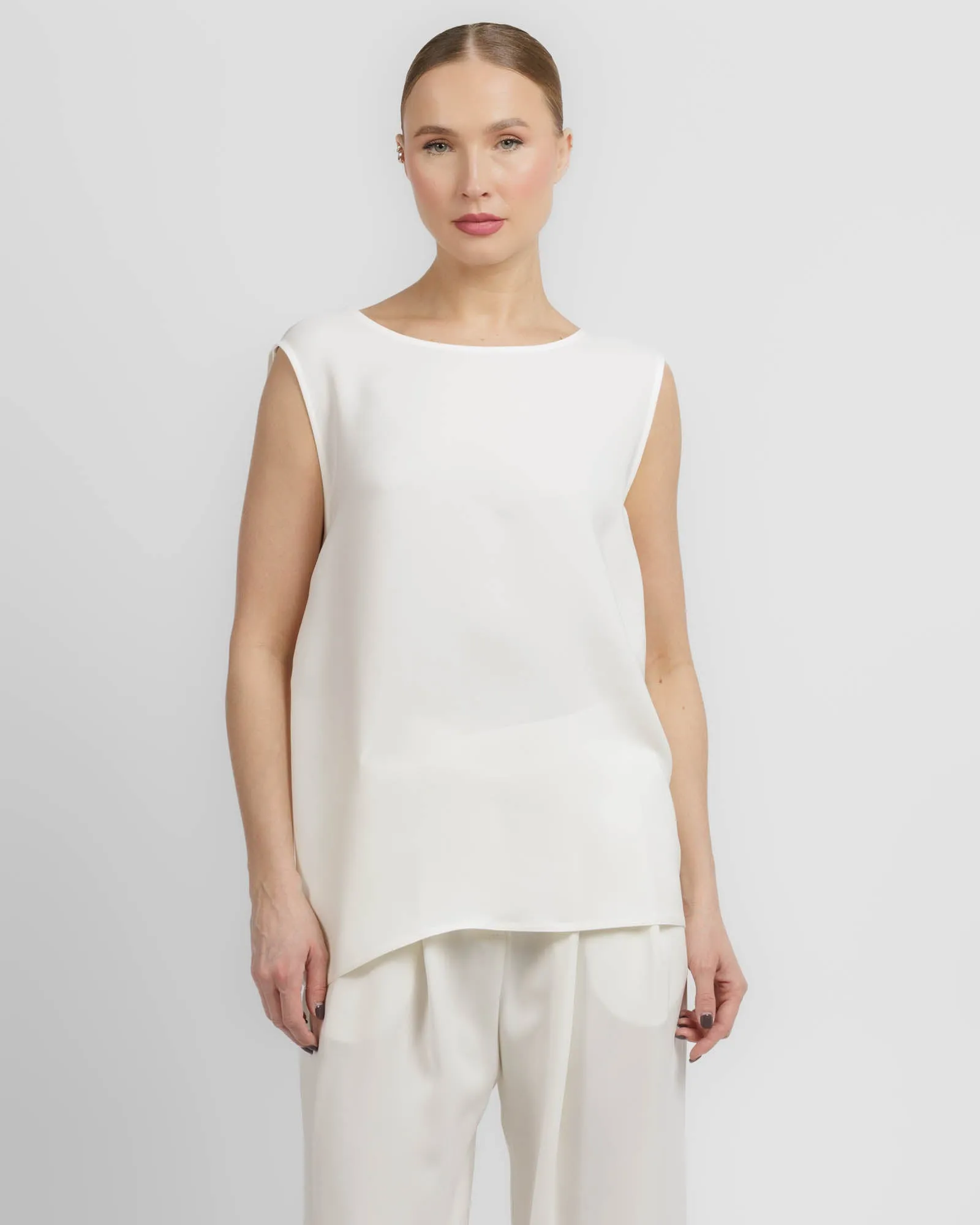 Silk Drape Back Top sold by TNT Fashion