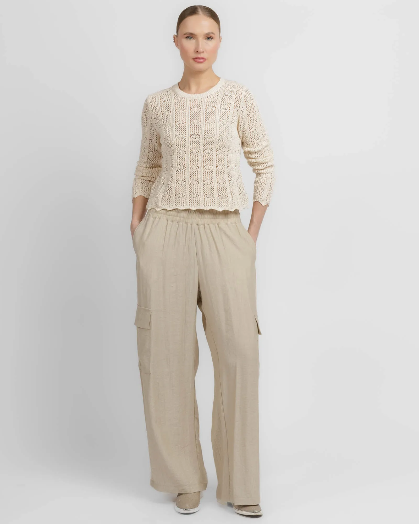 Crochet Crewneck sold by TNT Fashion product image thumbnail 2