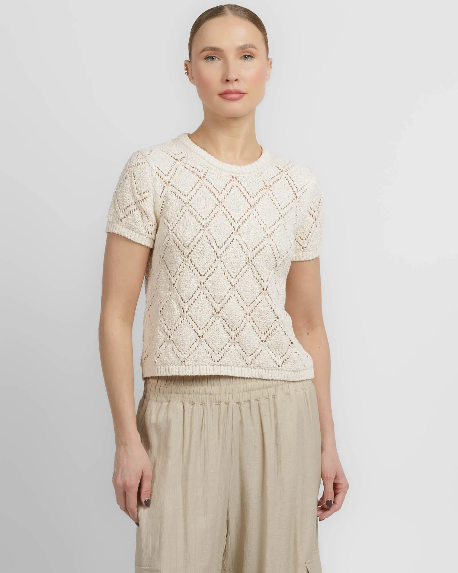 Pointelle Top sold by TNT Fashion