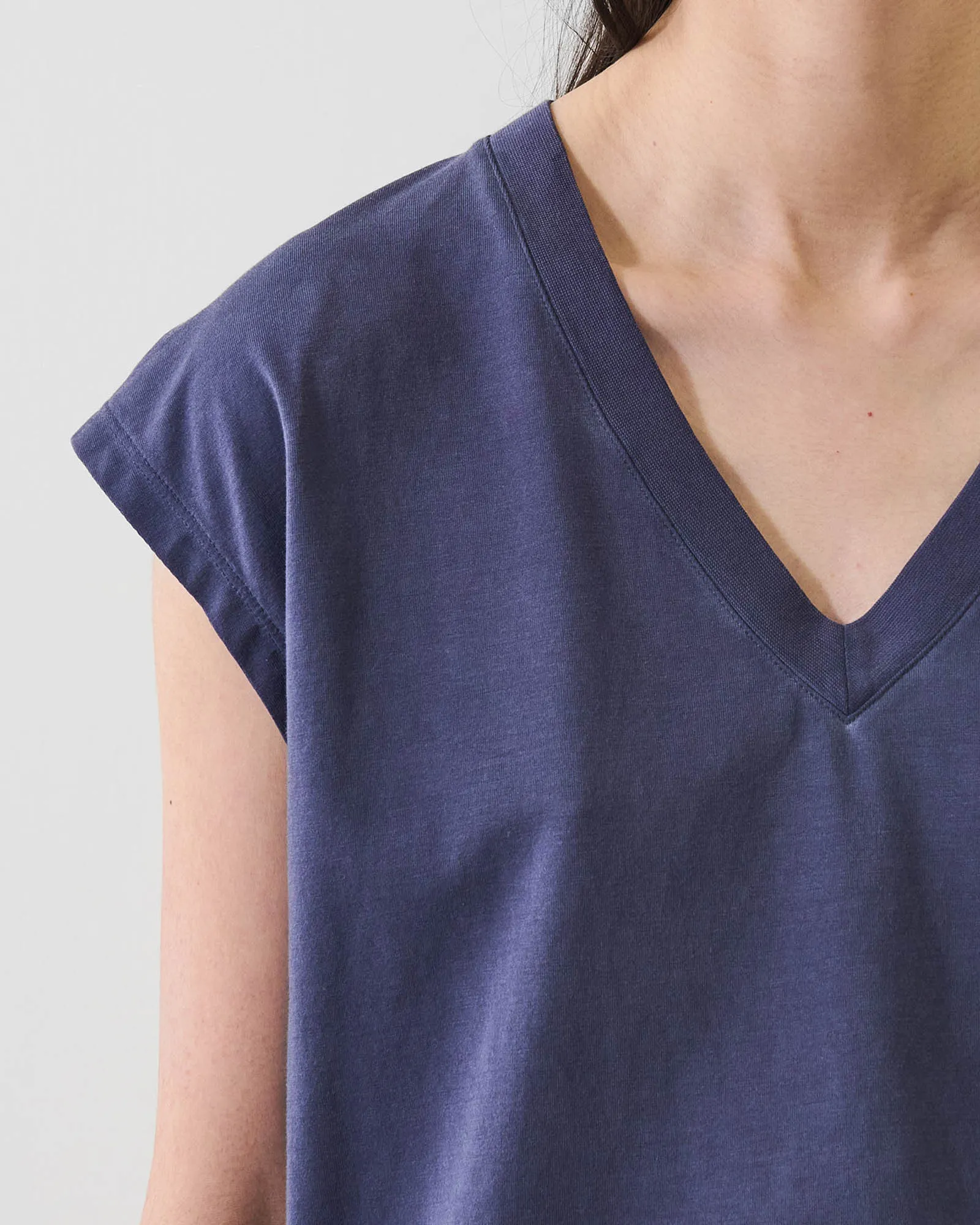 Sublime Reactive Pima Cotton Stretch Dolman V-Neck sold by TNT Fashion product image thumbnail 3