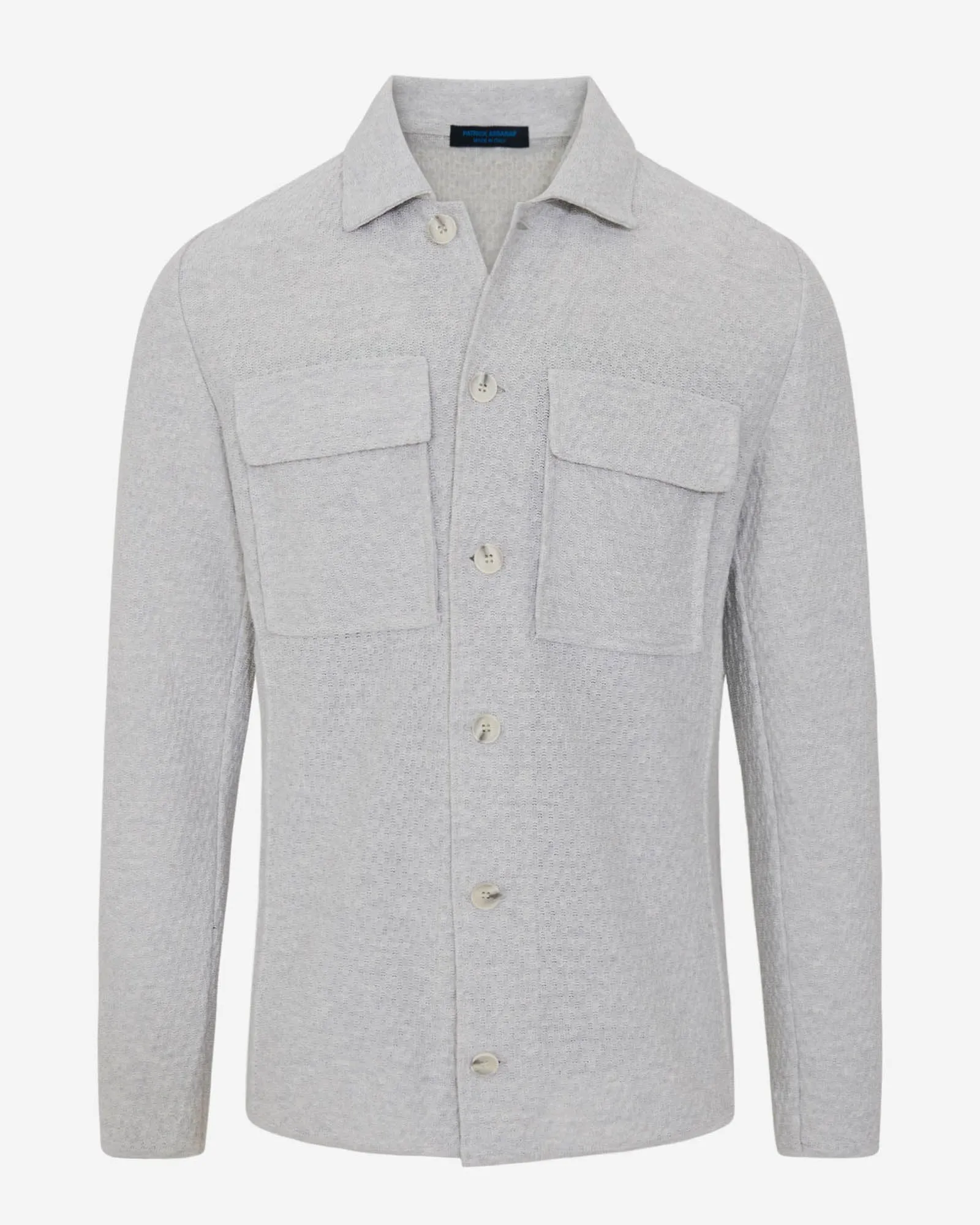 Cotton Textured Knit Shirt Jacket sold by TNT Fashion product image thumbnail 4