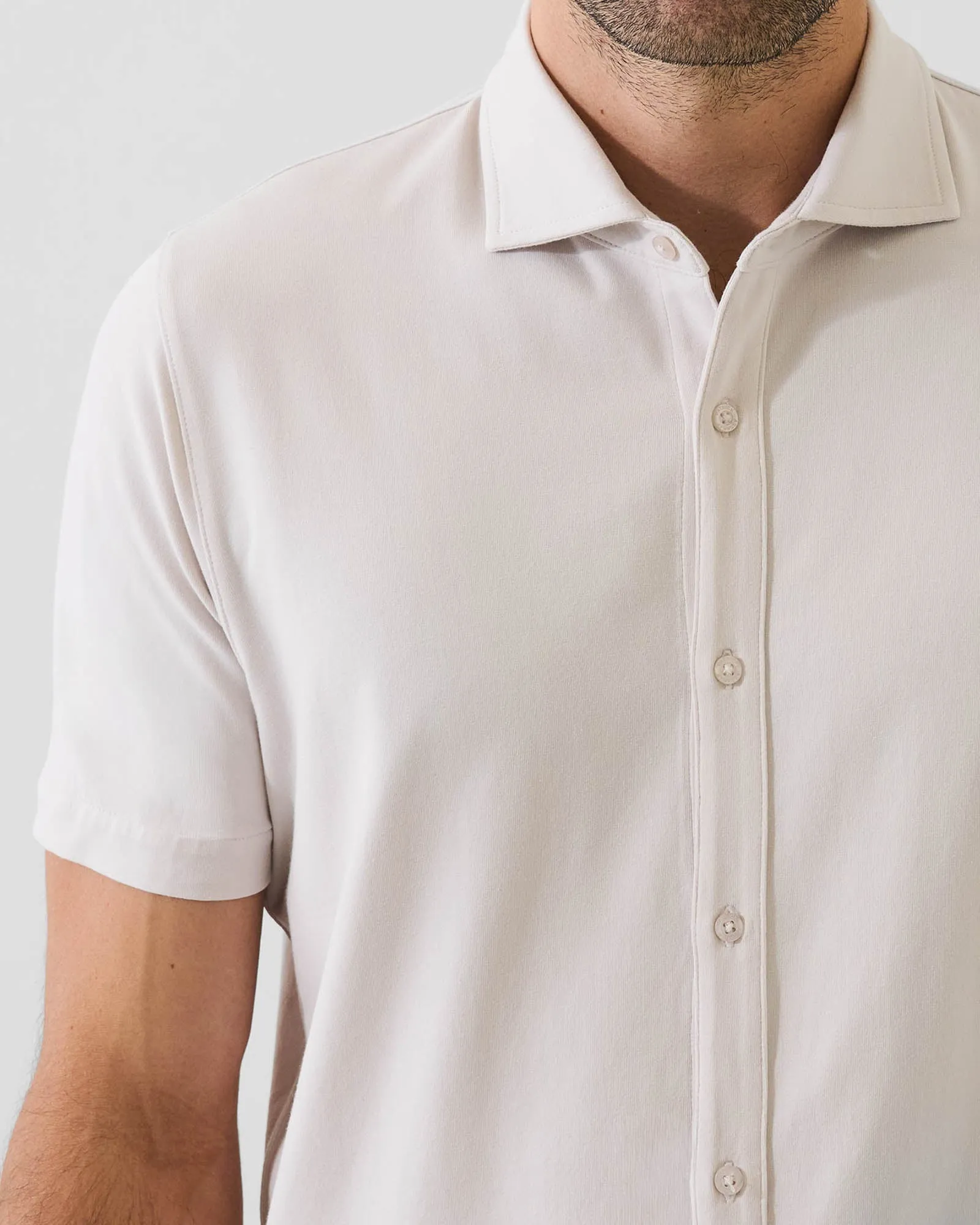 Pima Cotton Stretch Button Front Shirt sold by TNT Fashion product image thumbnail 3