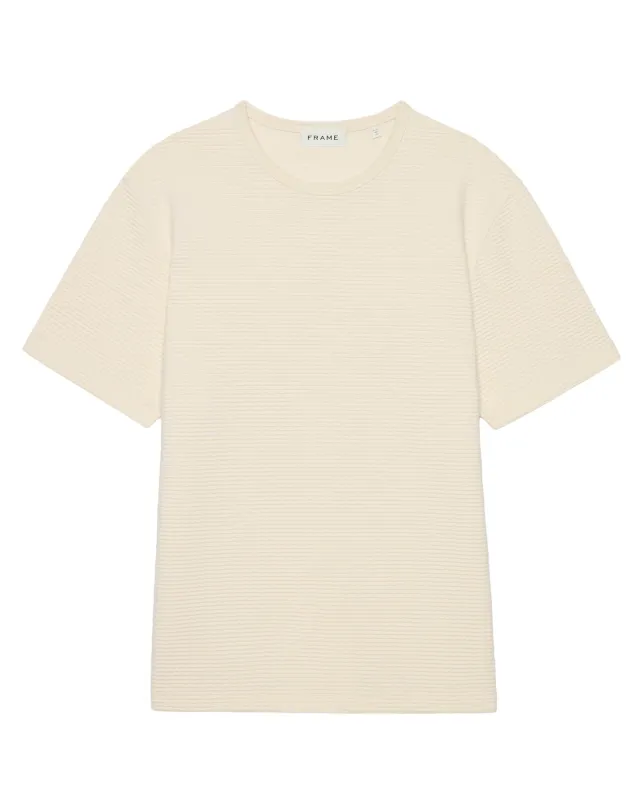 Jacquard Stripe T-Shirt made by Frame Denim