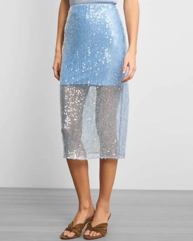Allora Sequin Midi Skirt made by Veronica Beard