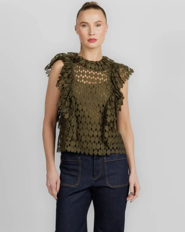 Daevy Lace Top made by Ulla Johnson