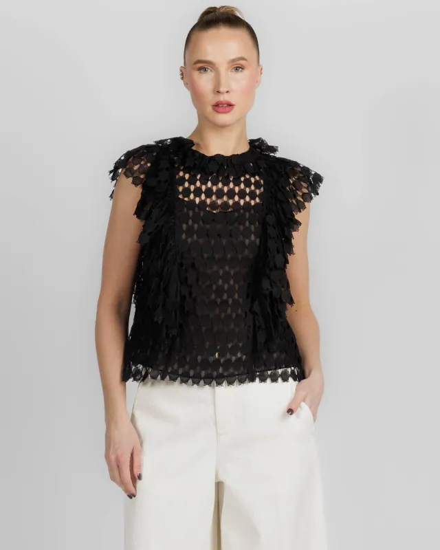 Daevy Lace Top made by Ulla Johnson