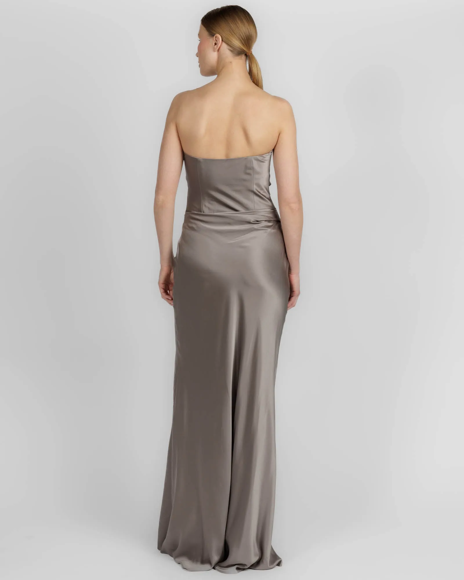 Cowl Bustier Gown sold by TNT Fashion product image thumbnail 2