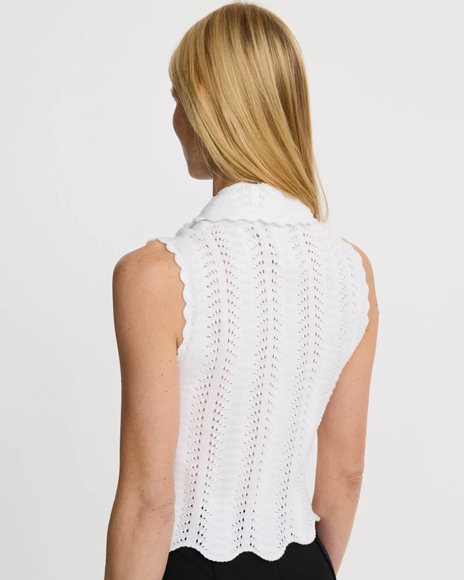 Club Collar Crochet Tank sold by TNT Fashion product image thumbnail 2