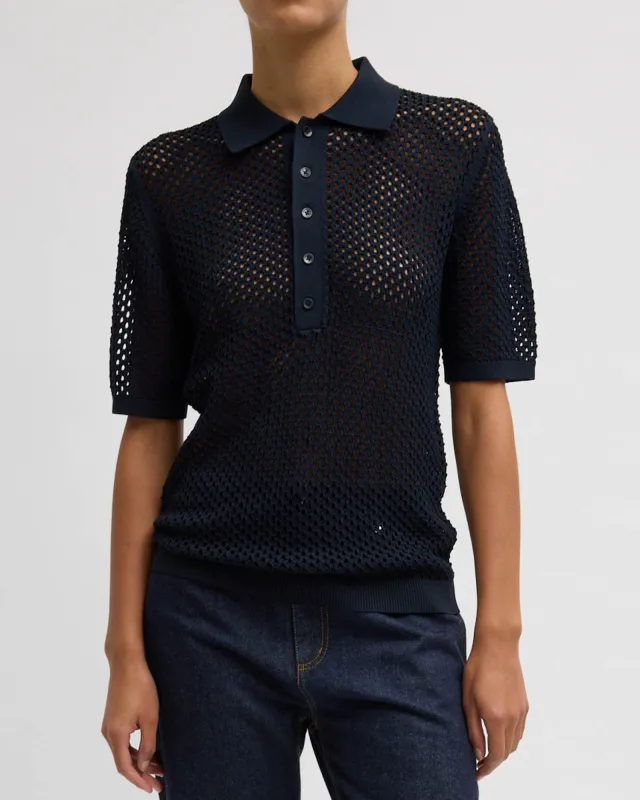 Crochet Slim Polo made by Tibi