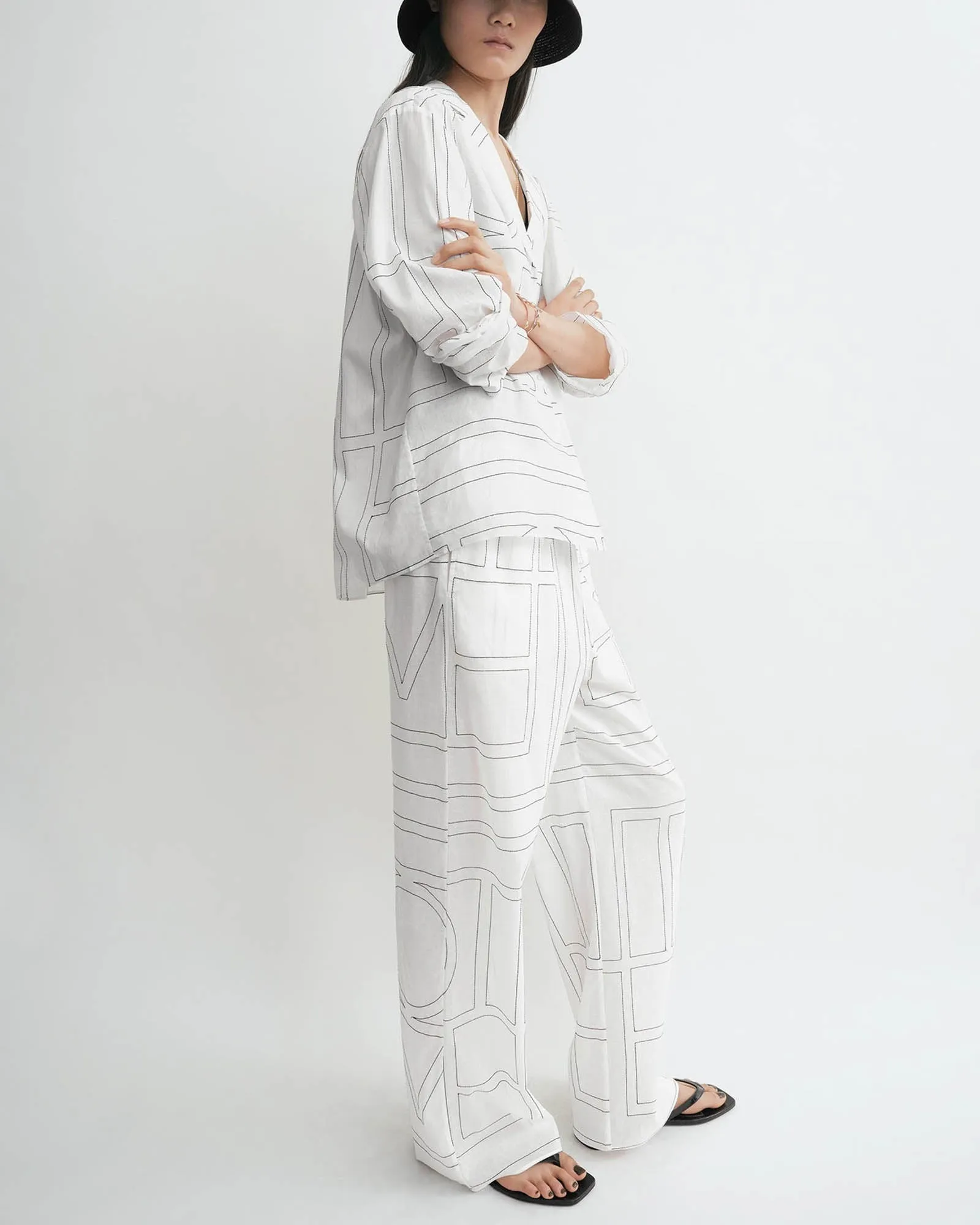 Monogram PJ Top sold by TNT Fashion product image thumbnail 4