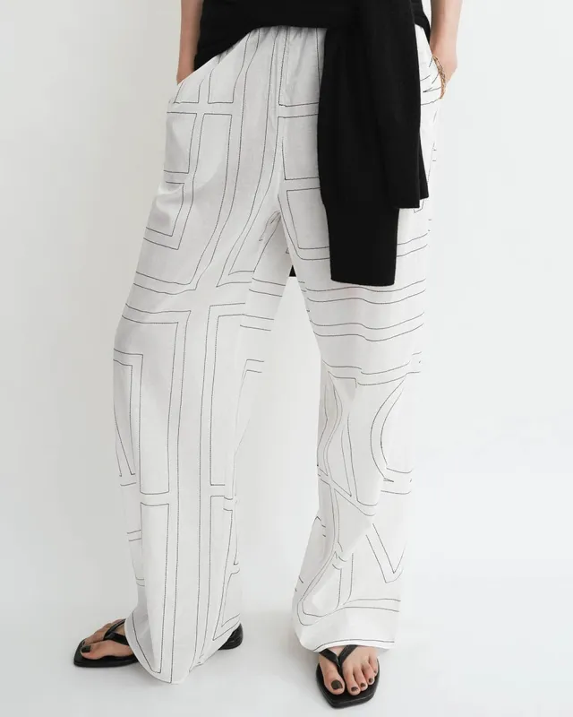 Monogram PJ Bottoms made by Toteme