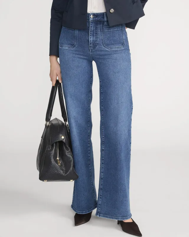 Le Slim Palazzo Modernist Jean made by Frame Denim