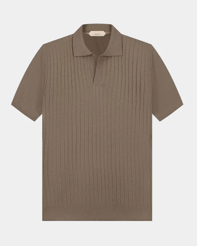 Buttonless Short Sleeve Polo made by Aurelien