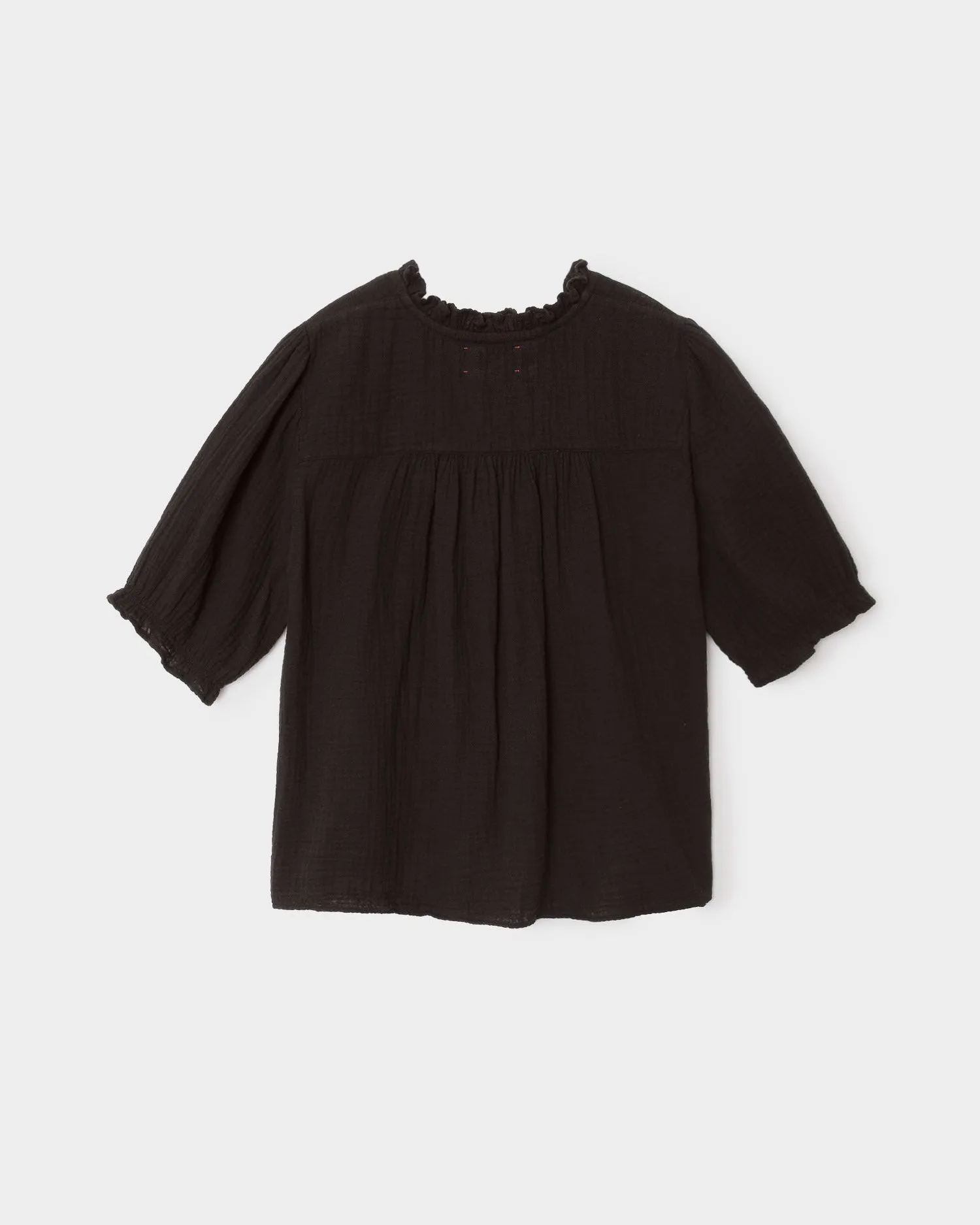 Black Jenna Gauze Shirt sold by TNT Fashion product image thumbnail 2