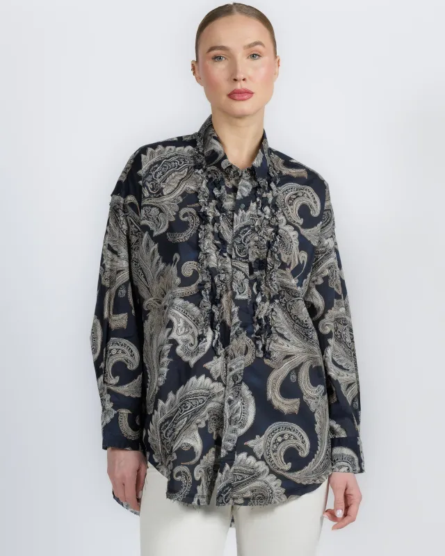 Shredded Seam Shirt made by R13