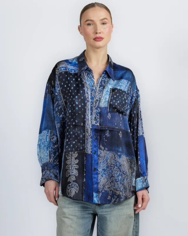 Drop Neck Shirt made by R13