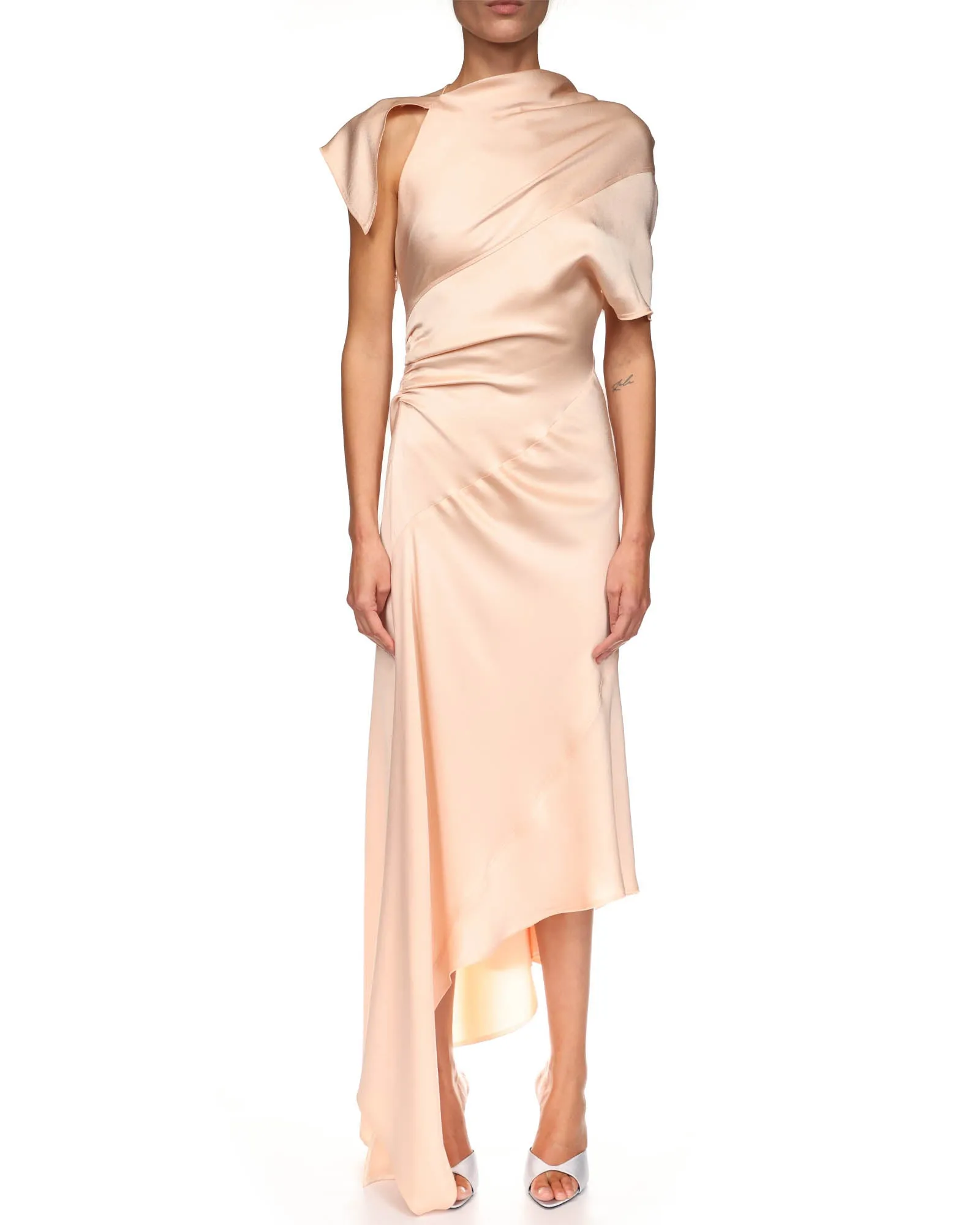 Asymmetric Twist Dress sold by TNT Fashion