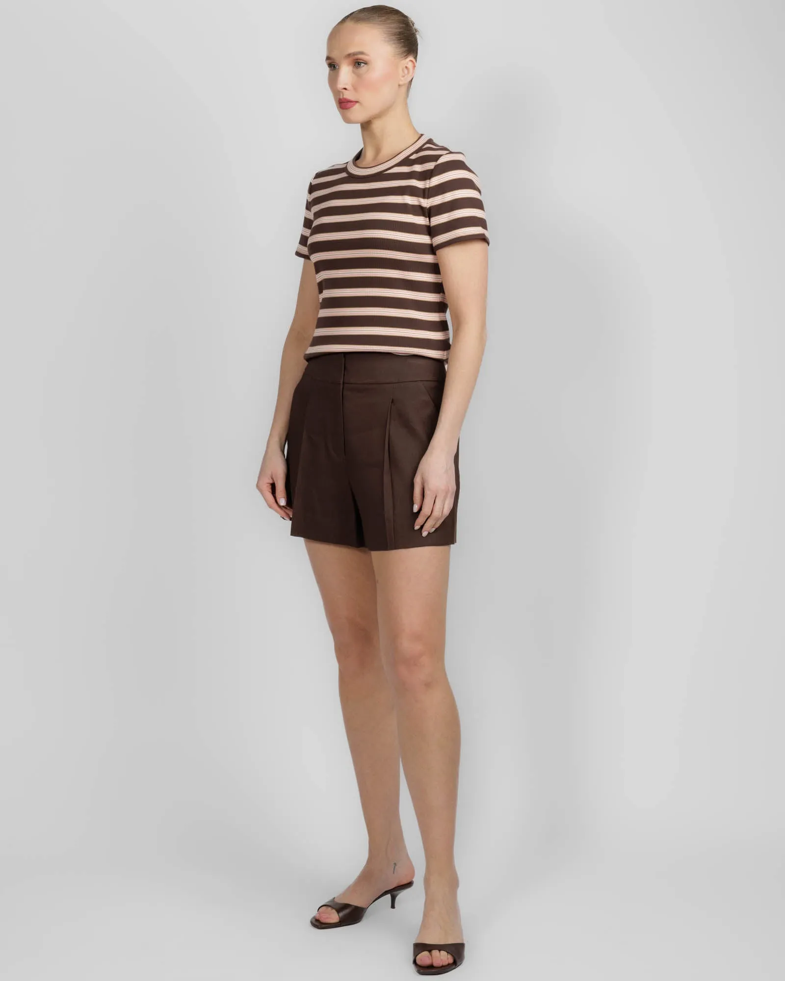 Pruitt Striped Ribbed T-Shirt sold by TNT Fashion product image thumbnail 4