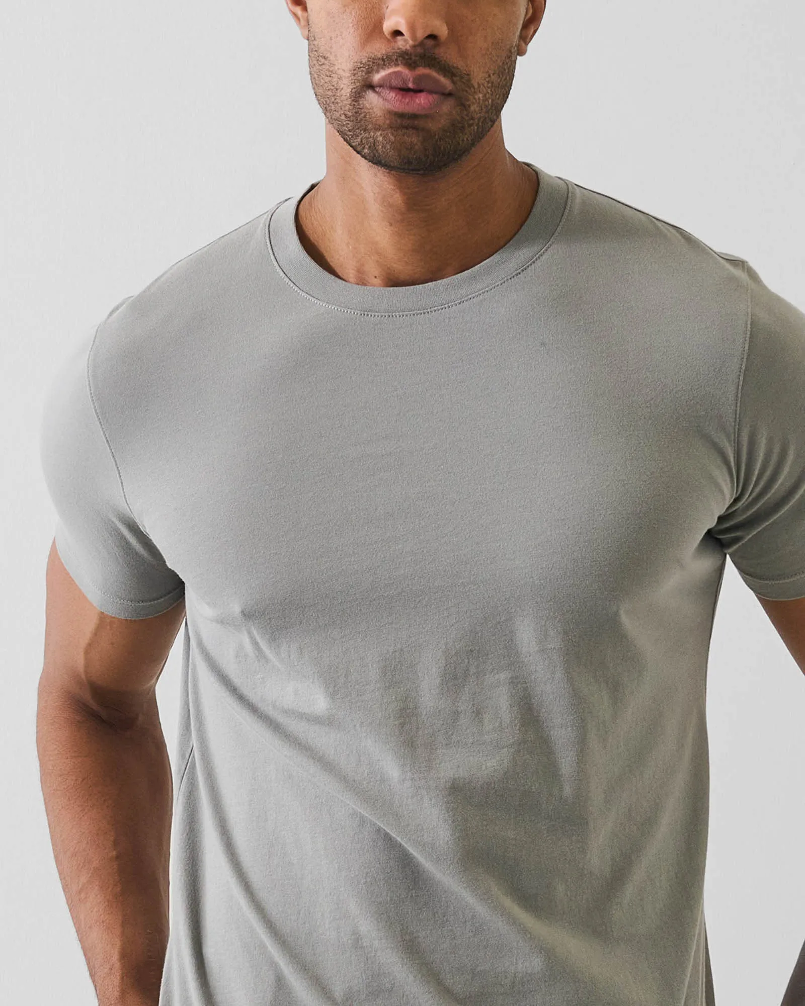 Organic Pima Cotton Crewneck T-Shirt sold by TNT Fashion product image thumbnail 4