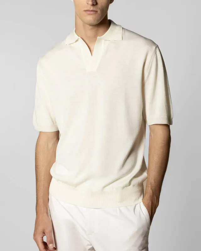 Shortsleeve Buttonless Polo made by Aurelien
