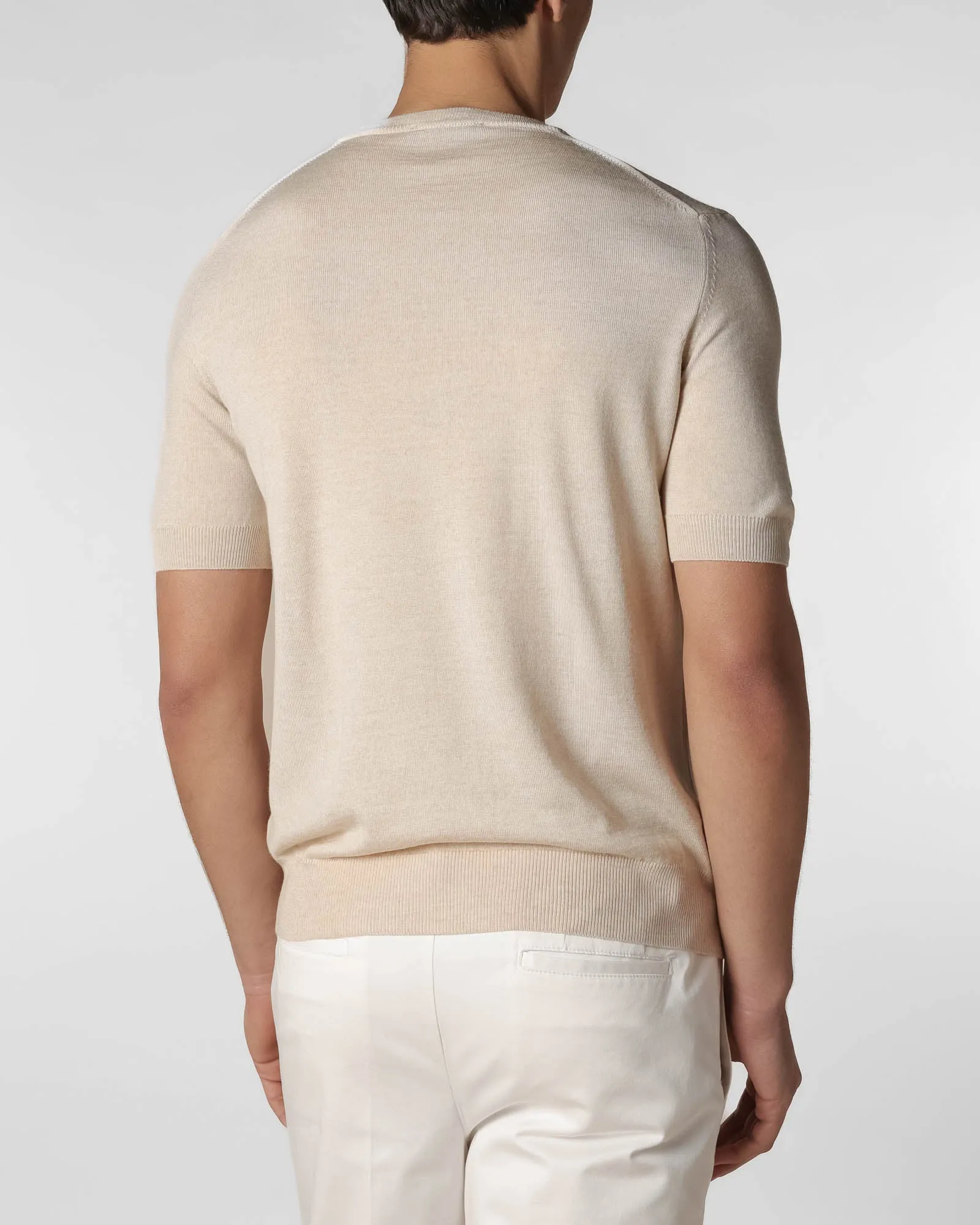 Light Beige T-Shirt sold by TNT Fashion product image thumbnail 3