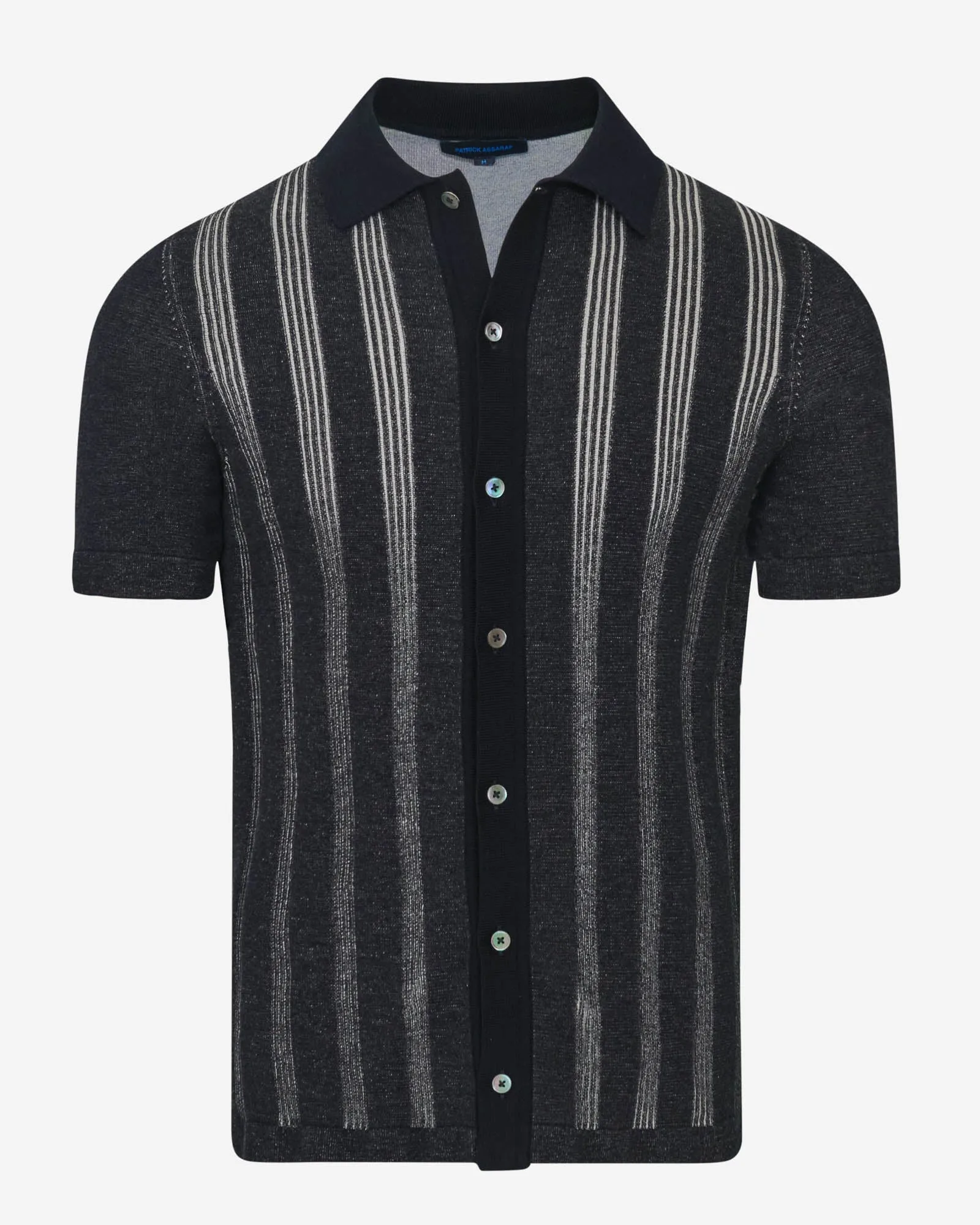 Cotton Textured Button Up Knit Shirt sold by TNT Fashion product image thumbnail 4