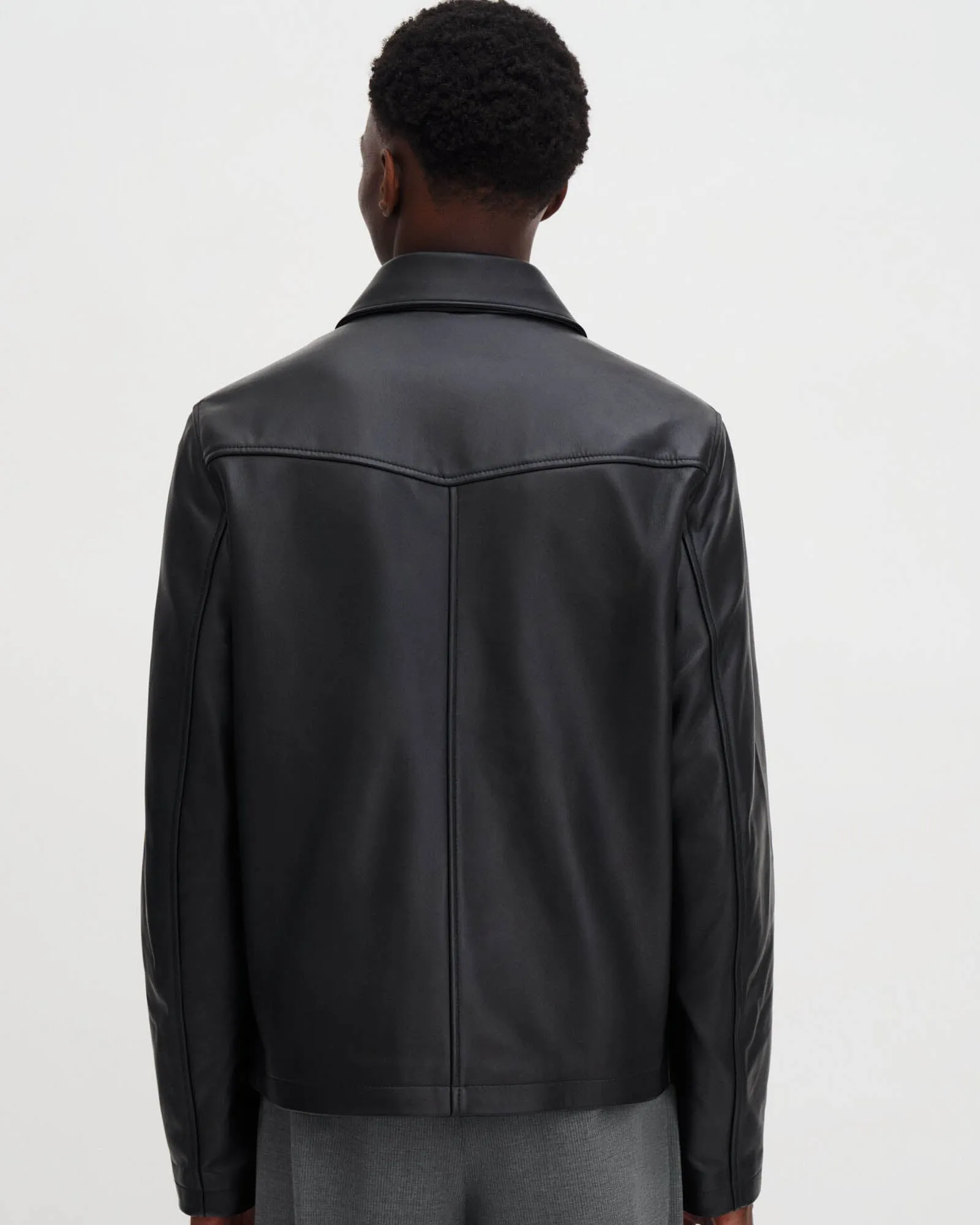 Leather Coach Jacket sold by TNT Fashion product image thumbnail 3