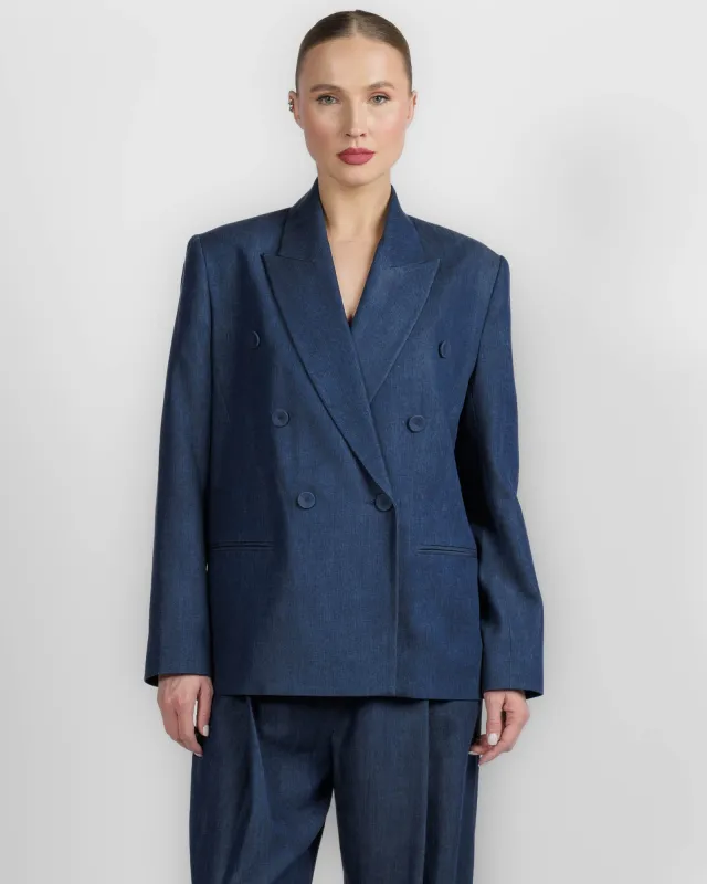 Double Breasted Blazer made by The Sei