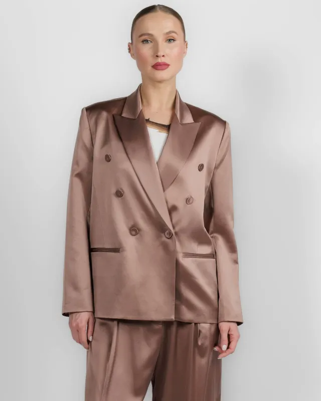 Double Breasted Blazer made by The Sei