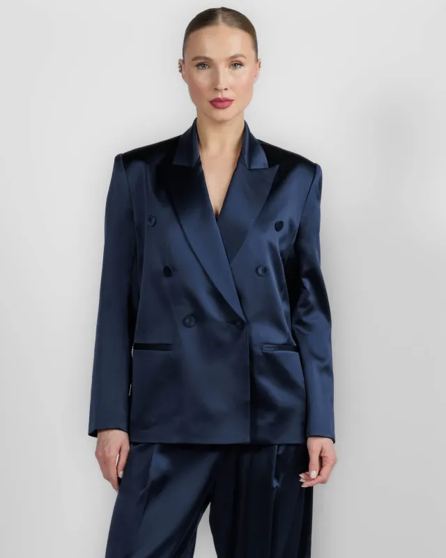 Double Breasted Blazer made by The Sei