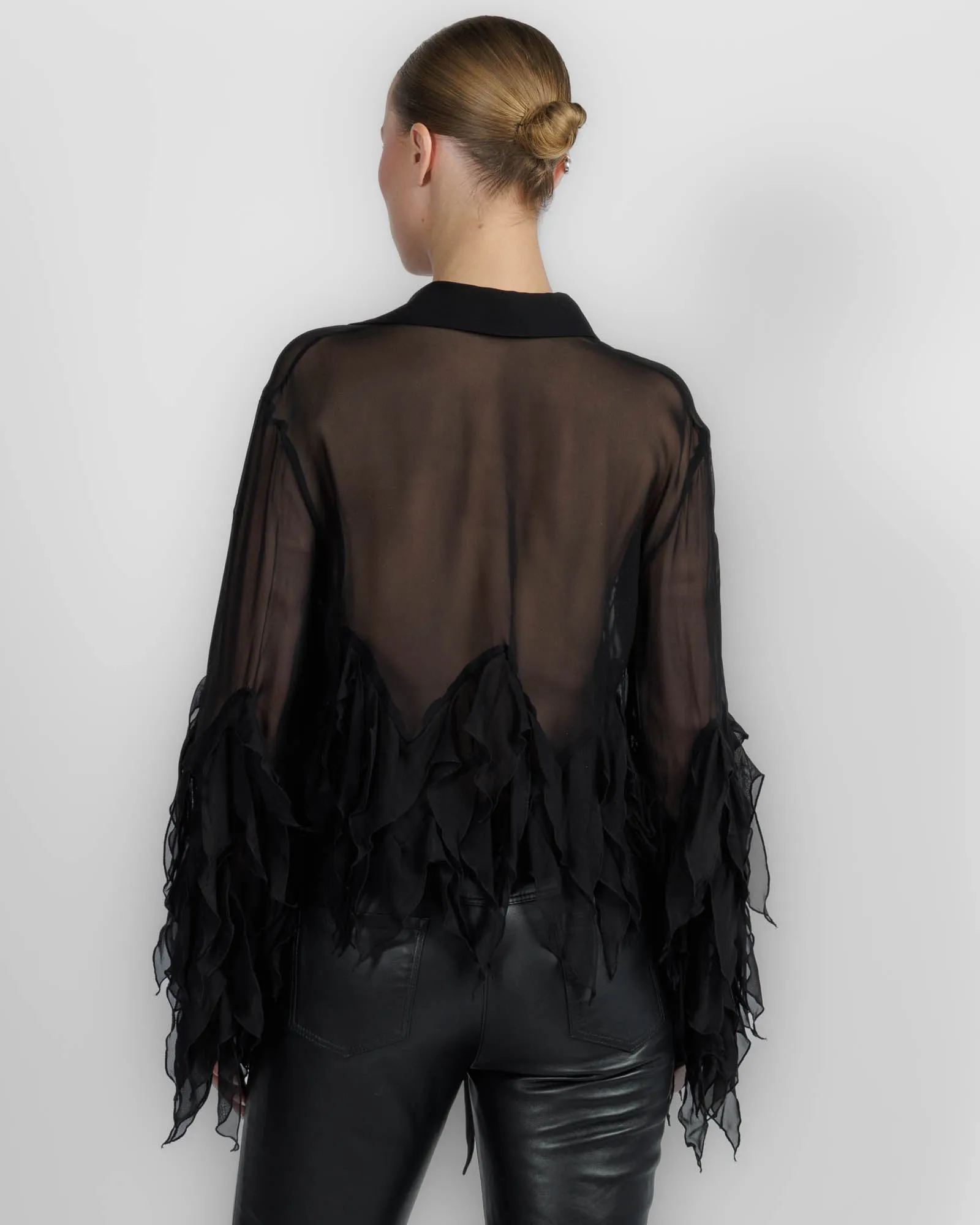 Georg Ruffle Top sold by TNT Fashion product image thumbnail 3