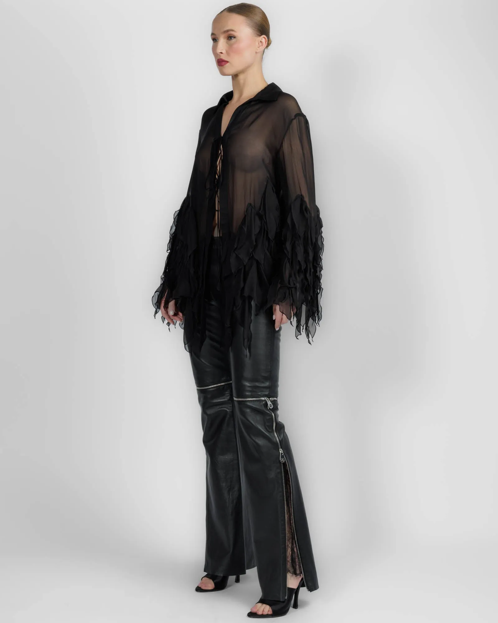 Georg Ruffle Top sold by TNT Fashion product image thumbnail 4
