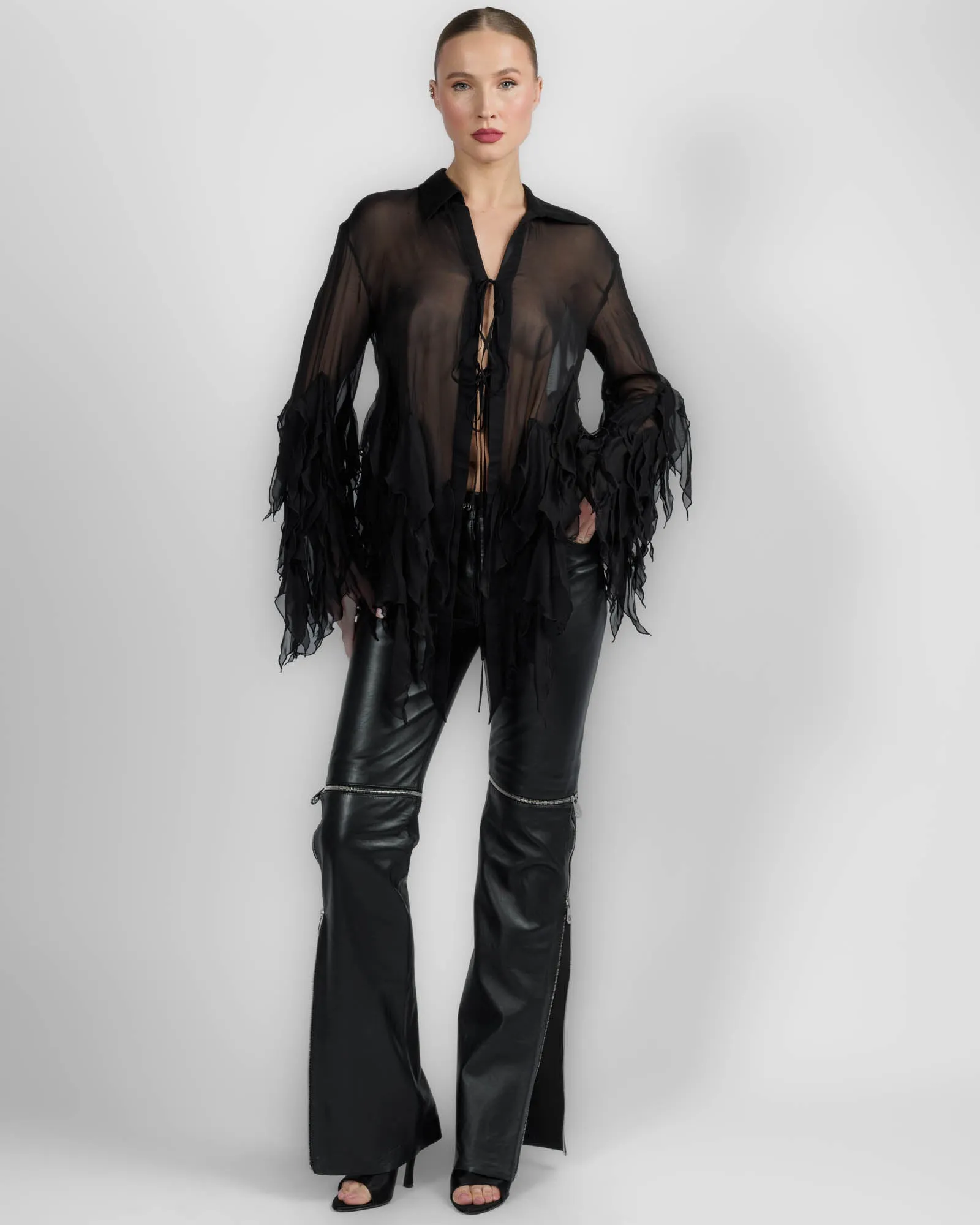 Georg Ruffle Top sold by TNT Fashion product image thumbnail 2