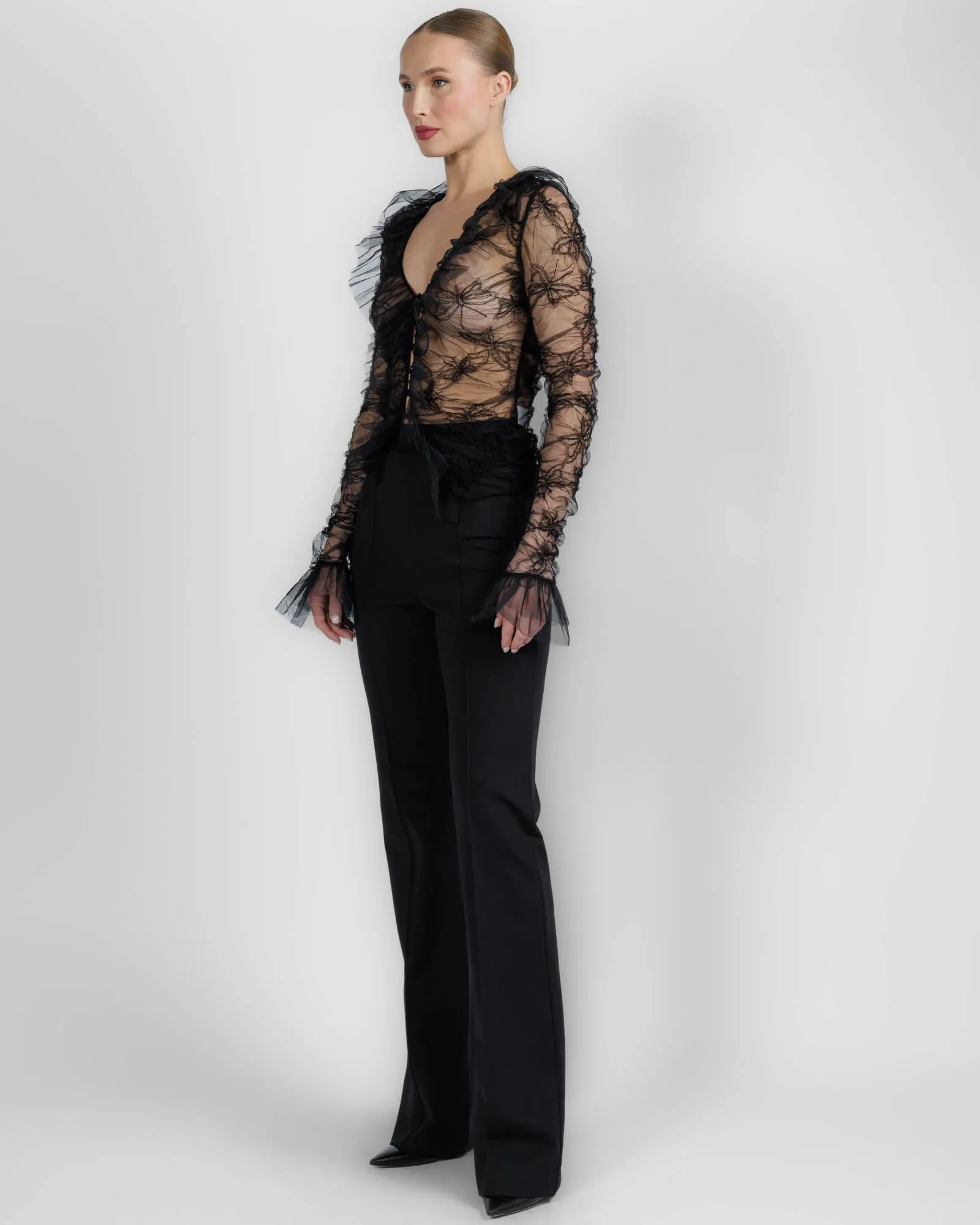 Embroidered Net Top sold by TNT Fashion product image thumbnail 4