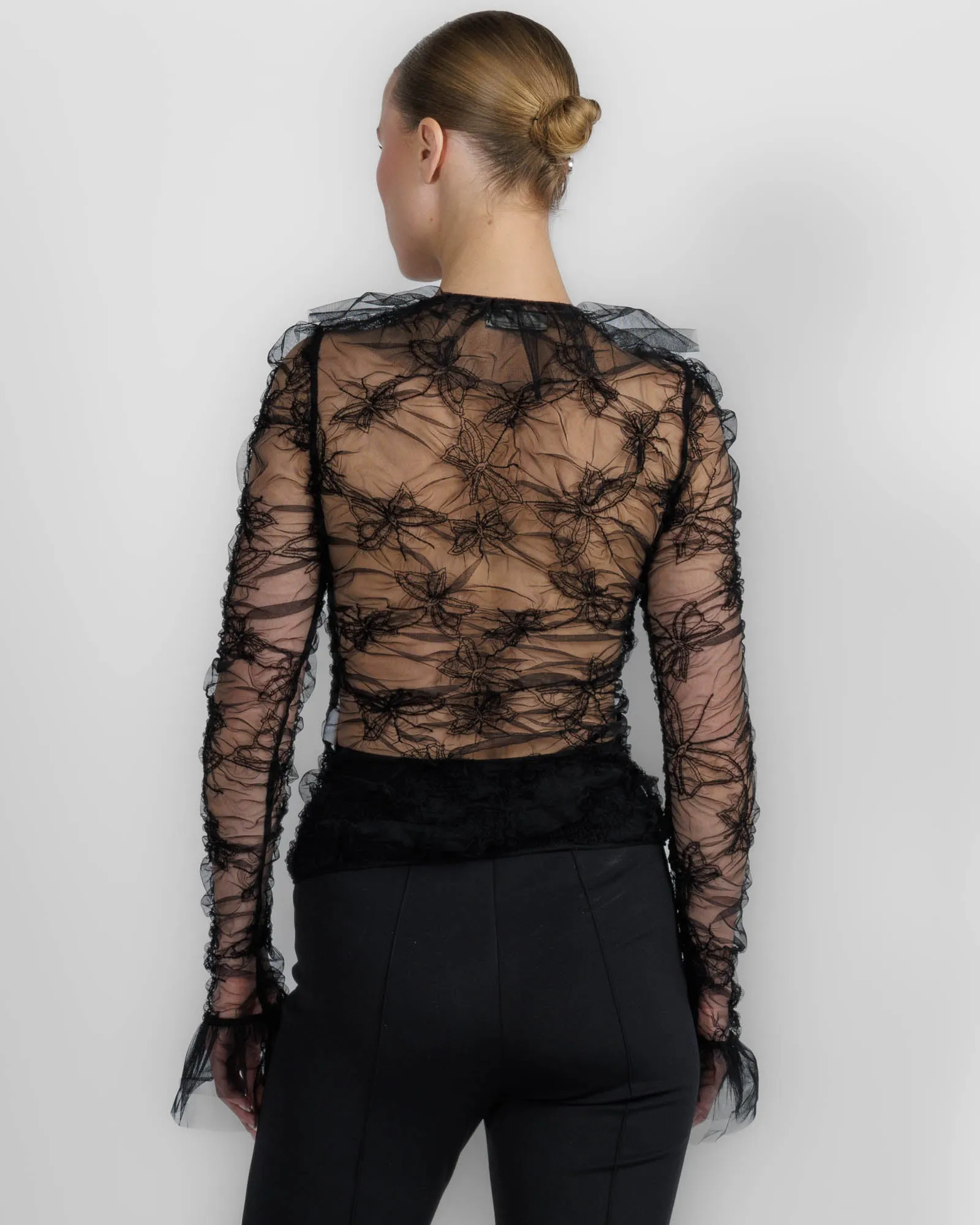 Embroidered Net Top sold by TNT Fashion product image thumbnail 3