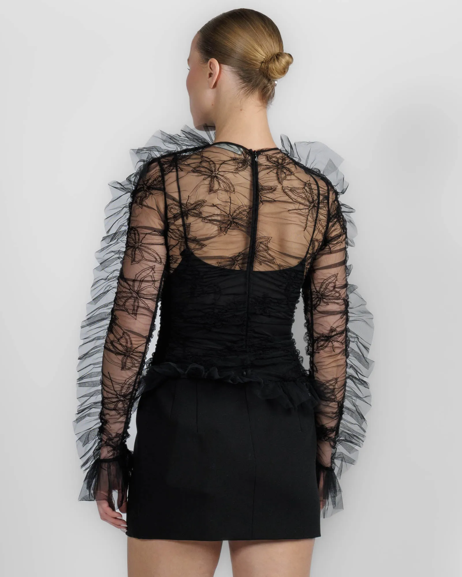 Embroidered Net Top sold by TNT Fashion product image thumbnail 3