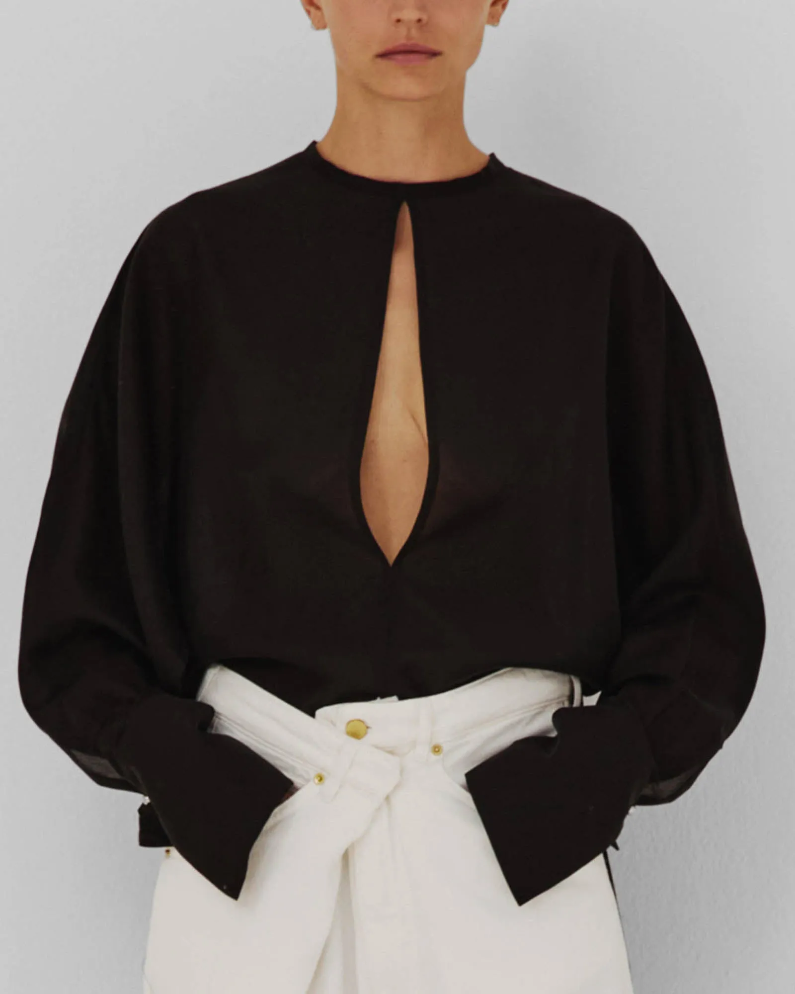 Marine Keyhole Shirt sold by TNT Fashion