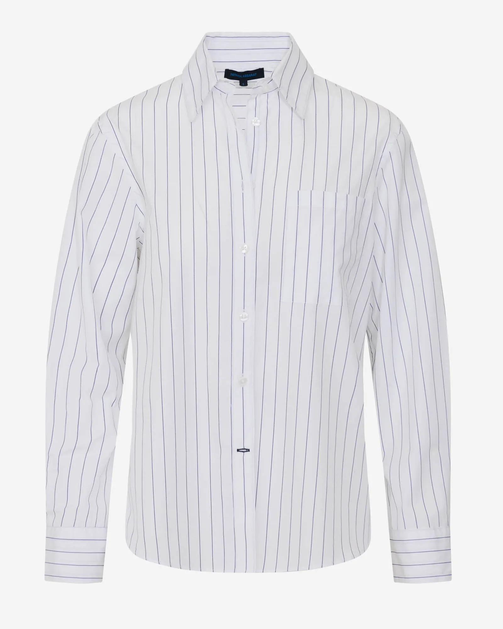 Cotton Stripe Boyfriend Pocket Shirt sold by TNT Fashion product image thumbnail 4