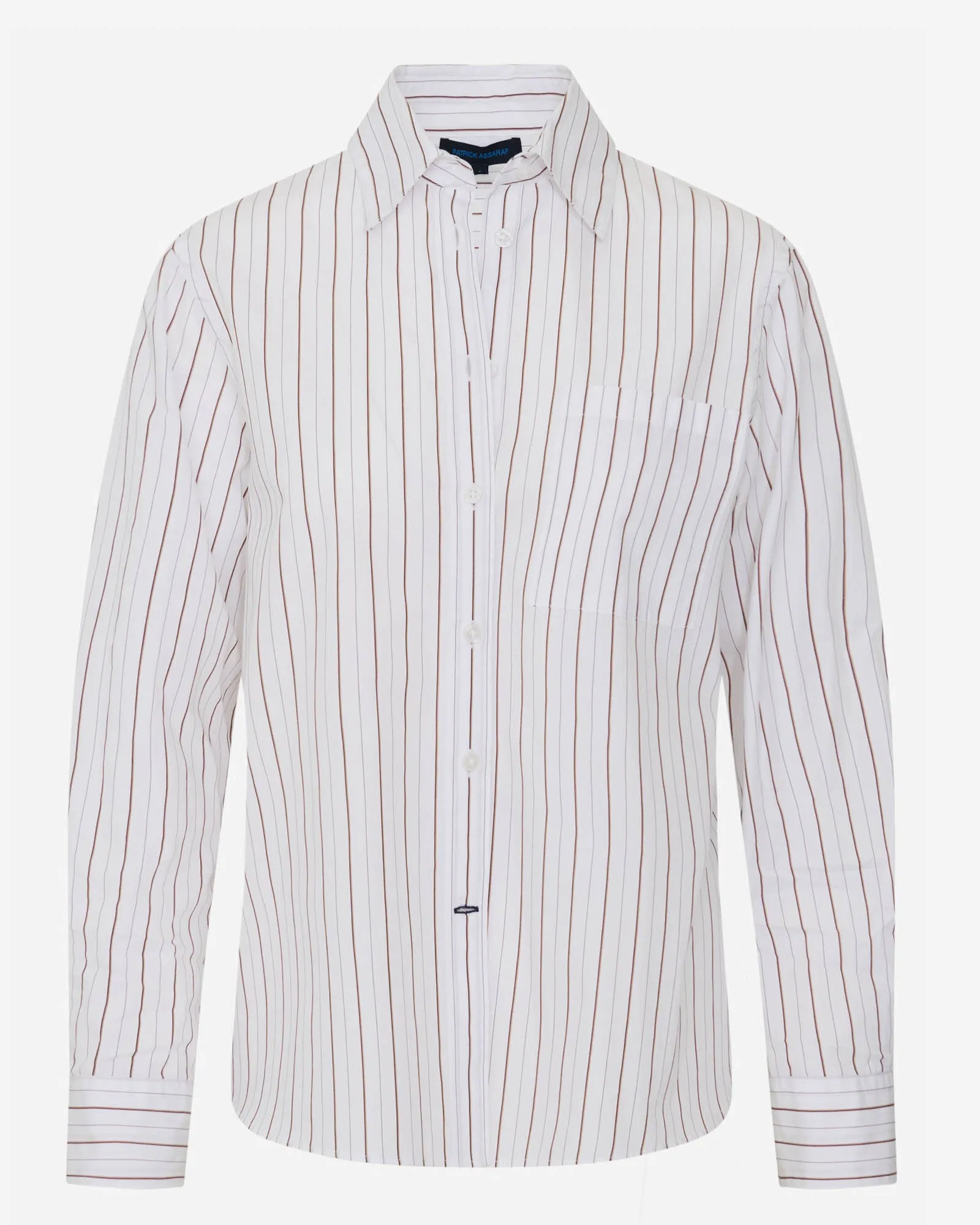 Cotton Stripe Boyfriend Pocket Shirt sold by TNT Fashion product image thumbnail 4
