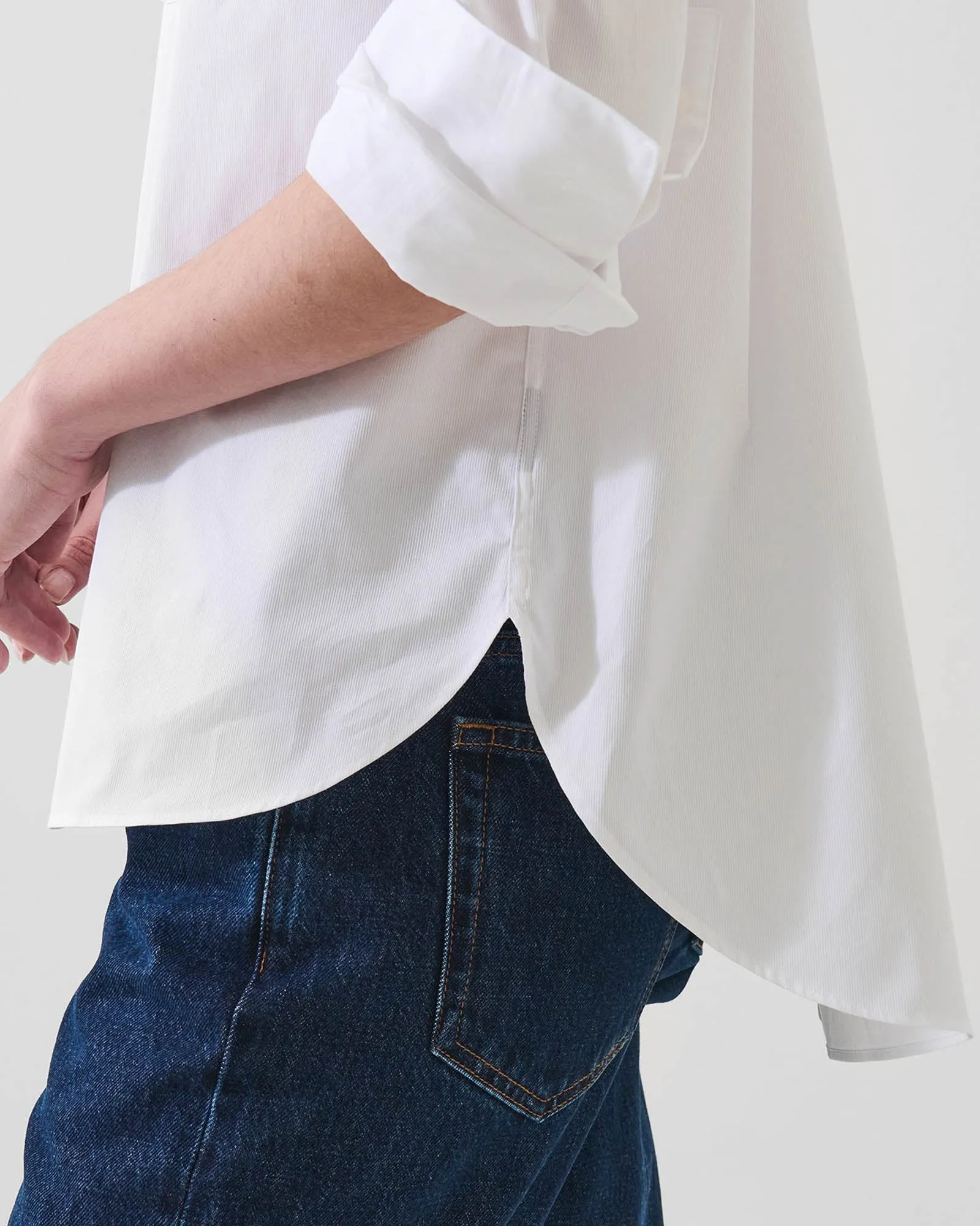 Cotton Boyfriend Pocket Shirt sold by TNT Fashion product image thumbnail 3