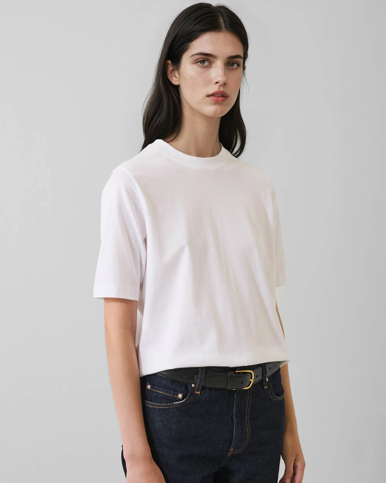 Organic Pima Cotton Relaxed Crew sold by TNT Fashion product image thumbnail 3