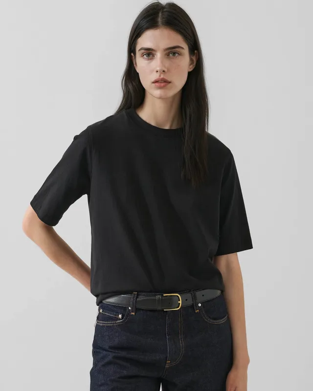 Organic Pima Cotton Relaxed Crew made by Patrick Assaraf