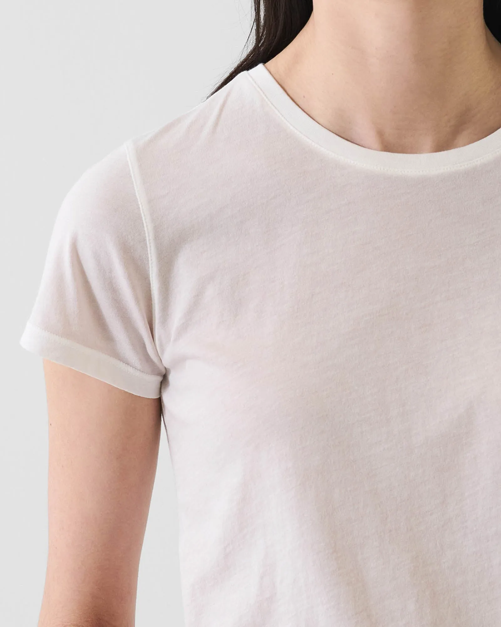 Reverse Spray Lightweight Pima Cotton Classic T-Shirt sold by TNT Fashion product image thumbnail 3